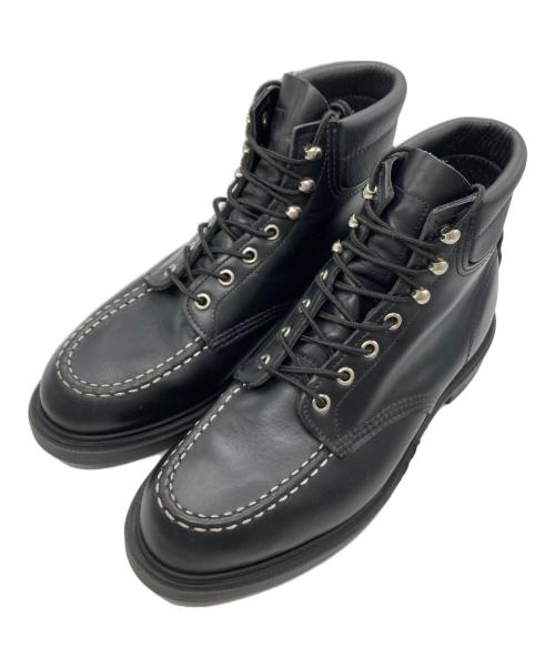 RED WING（レッドウィング）RED WING (レッドウィング) スーパーソール レースアップブーツ ブラック サイズ:SIZE 26.5cmの古着・服飾アイテム