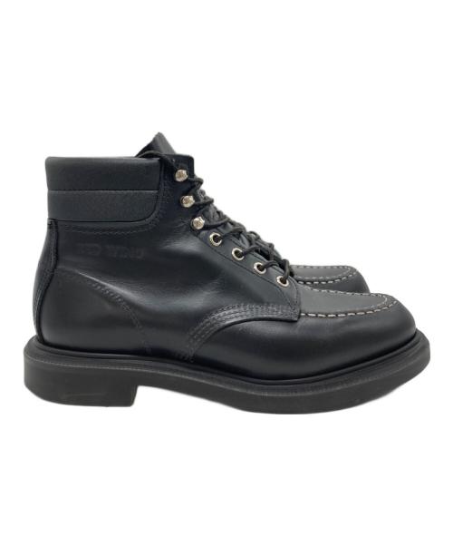 RED WING（レッドウィング）RED WING (レッドウィング) スーパーソール レースアップブーツ ブラック サイズ:SIZE 26.5cmの古着・服飾アイテム