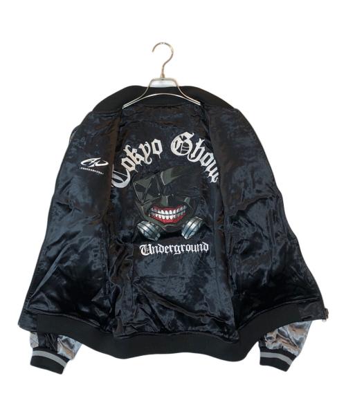 Underground（アンダーグラウンド）UNDERGROUND (アンダーグラウンド) リバーシブル スカジャン ブラック サイズ:44の古着・服飾アイテム