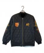 YOIDOREヨイドレ）の古着「スーベニア キルティングリバーシブルジャケット」｜ブラック