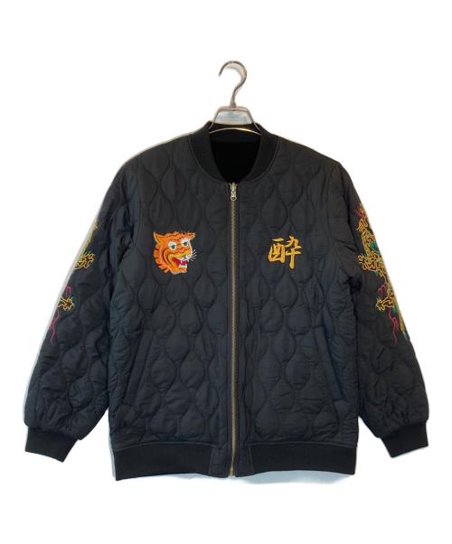 YOIDORE（ヨイドレ）YOIDORE (ヨイドレ) スーベニア キルティングリバーシブルジャケット ブラック サイズ:SIZE Mの古着・服飾アイテム