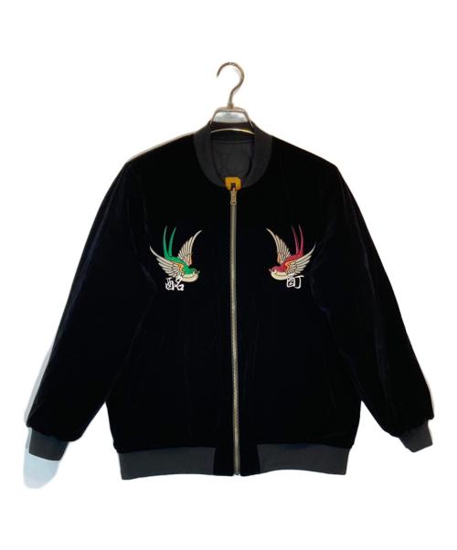 YOIDORE（ヨイドレ）YOIDORE (ヨイドレ) スーベニア キルティングリバーシブルジャケット ブラック サイズ:SIZE Mの古着・服飾アイテム