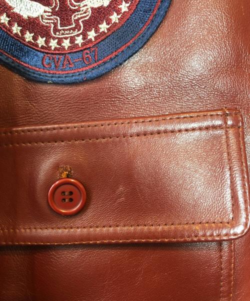 Schott（ショット）Schott (ショット) G-1 フライトジャケット ブラウン サイズ:Lの古着・服飾アイテム