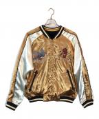 TEDMANテッドマン）の古着「リバーシブルスカジャン」｜ブラウン×ネイビー