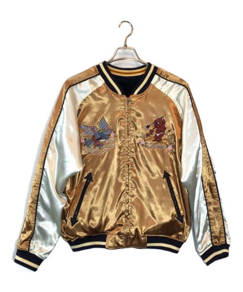 TEDMAN（テッドマン）TEDMAN (テッドマン) リバーシブルスカジャン ブラウン×ネイビー サイズ:下記参照の古着・服飾アイテム