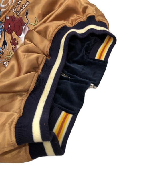 TEDMAN（テッドマン）TEDMAN (テッドマン) リバーシブルスカジャン ブラウン×ネイビー サイズ:下記参照の古着・服飾アイテム