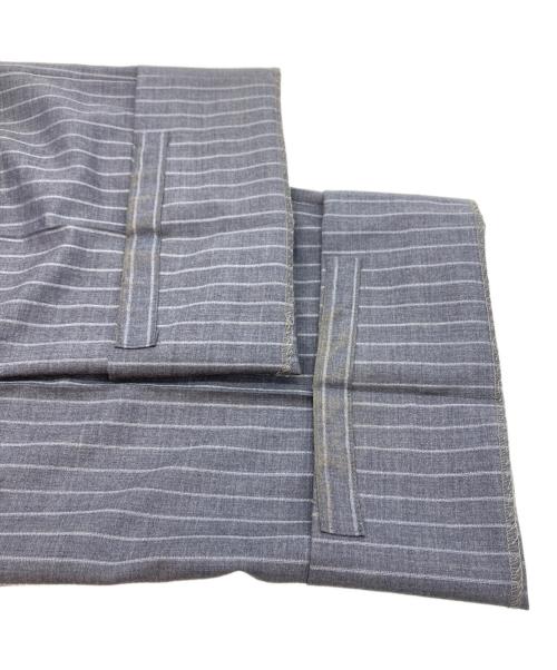 BURBERRY LONDON（バーバリーロンドン）BURBERRY LONDON (バーバリーロンドン) ウール地ストライプセットアップスーツ ネイビー サイズ:サイズ42の古着・服飾アイテム