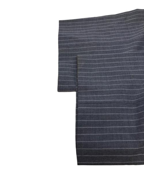 BURBERRY LONDON（バーバリーロンドン）BURBERRY LONDON (バーバリーロンドン) ウール地ストライプセットアップスーツ ネイビー サイズ:サイズ42の古着・服飾アイテム