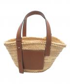 LOEWEロエベ）の古着「バスケットバッグ スモール」｜ブラウン×ベージュ
