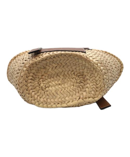 LOEWE（ロエベ）LOEWE (ロエベ) バスケットバッグ スモール ブラウン×ベージュの古着・服飾アイテム