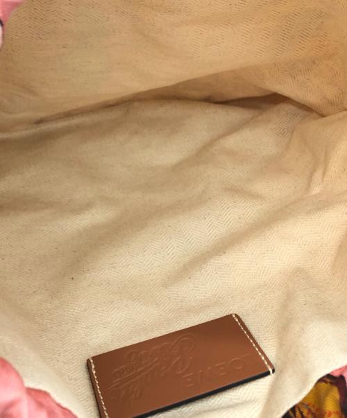 LOEWE（ロエベ）LOEWE (ロエベ) 巾着ポーチ ピンクの古着・服飾アイテム