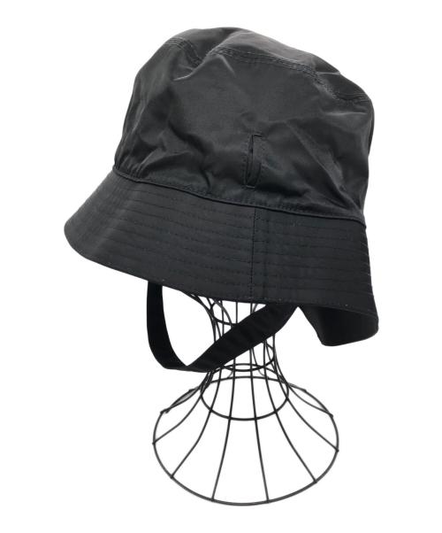 PRADA（プラダ）PRADA (プラダ) Re-Nylon Bucket Hat（リナイロン バケットハット） ブラック サイズ:XLの古着・服飾アイテム