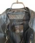 中古・古着 KADOYA K'S LEATHER (カドヤ K'S レザー) ライナー付シングルライダースジャケット ブラック サイズ:LL：30000円