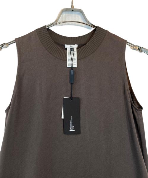 Sov（ソブ）Sov (ソブ) マキシ丈ノースリーブワンピース ブラウン サイズ:38の古着・服飾アイテム