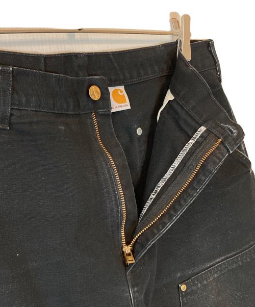 CarHartt（カーハート）CarHartt (カーハート) ダブルニーペインターパンツ ブラック サイズ:36×30の古着・服飾アイテム