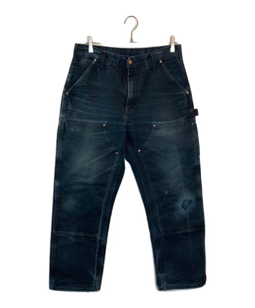 CarHartt（カーハート）CarHartt (カーハート) ダブル二－ペインターパンツ ネイビー サイズ:W34×L30の古着・服飾アイテム