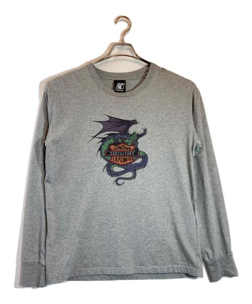 Subculture（サブカルチャー）Subculture (サブカルチャー) DRAGON LONGSLEEVE T-SHIRT グレー サイズ:2の古着・服飾アイテム