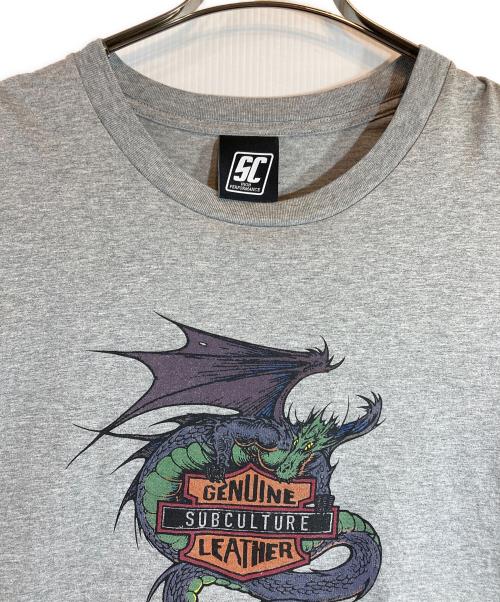 Subculture（サブカルチャー）Subculture (サブカルチャー) DRAGON LONGSLEEVE T-SHIRT グレー サイズ:2の古着・服飾アイテム