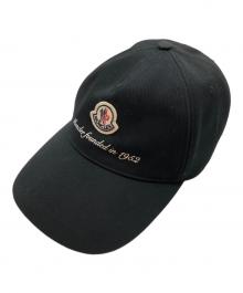 MONCLER（モンクレール）の古着「ベースボールキャップ」｜ブラック