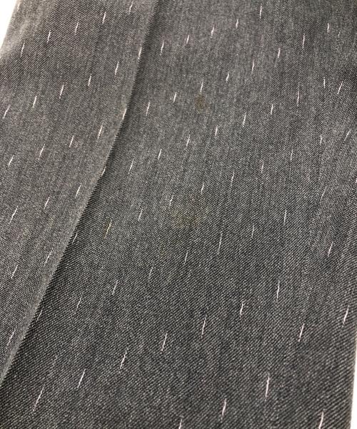 VERSACE（ヴェルサーチェ）VERSACE (ヴェルサーチェ) カスリセットアップスーツ グレー サイズ:SIZE 46の古着・服飾アイテム