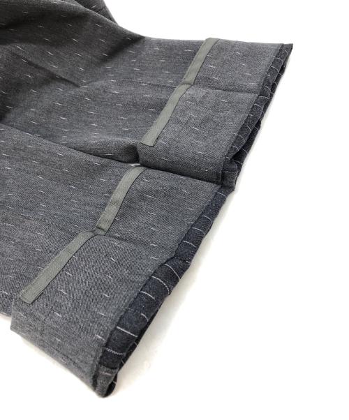 VERSACE（ヴェルサーチェ）VERSACE (ヴェルサーチェ) カスリセットアップスーツ グレー サイズ:SIZE 46の古着・服飾アイテム