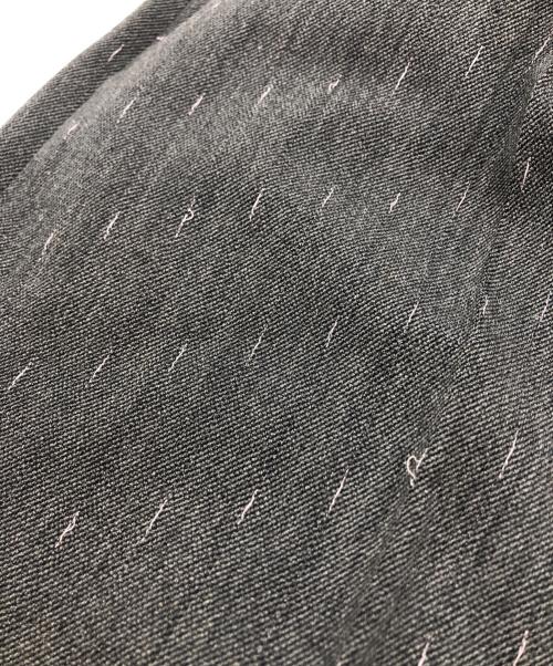 VERSACE（ヴェルサーチェ）VERSACE (ヴェルサーチェ) カスリセットアップスーツ グレー サイズ:SIZE 46の古着・服飾アイテム