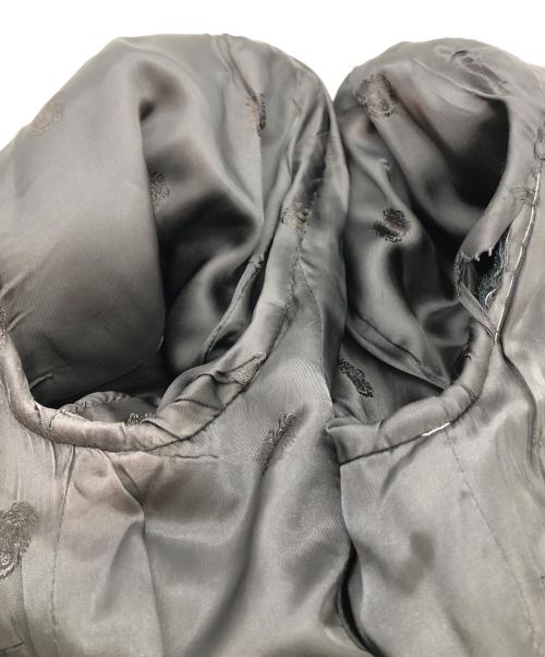 VERSACE（ヴェルサーチェ）VERSACE (ヴェルサーチェ) カスリセットアップスーツ グレー サイズ:SIZE 46の古着・服飾アイテム