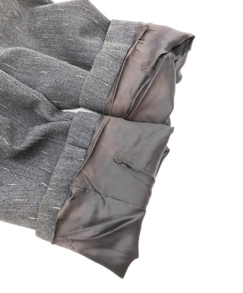 VERSACE（ヴェルサーチェ）VERSACE (ヴェルサーチェ) カスリセットアップスーツ グレー サイズ:SIZE 46の古着・服飾アイテム