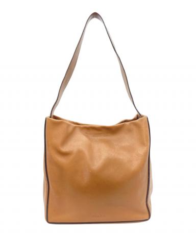 中古・古着通販】PRADA (プラダ) 型押しワンショルダーバッグ ベージュ
