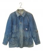 COWDENカウデン）の古着「デニムカバーオール」｜ブルー