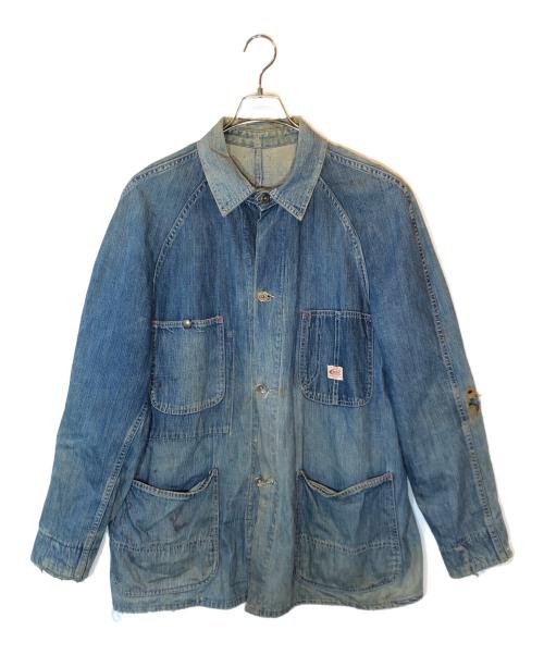 COWDEN（カウデン）COWDEN (カウデン) デニムカバーオール ブルー サイズ:下記参照の古着・服飾アイテム