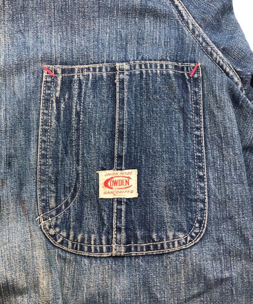 COWDEN（カウデン）COWDEN (カウデン) デニムカバーオール ブルー サイズ:下記参照の古着・服飾アイテム