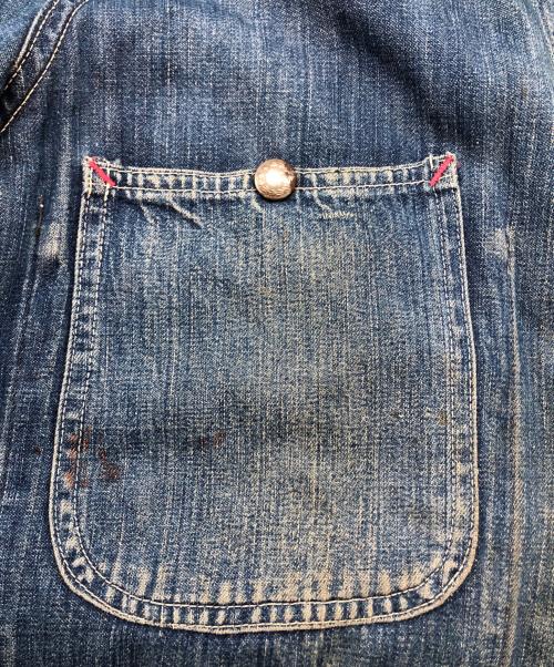 COWDEN（カウデン）COWDEN (カウデン) デニムカバーオール ブルー サイズ:下記参照の古着・服飾アイテム