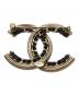 CHANEL (シャネル) ココマークブローチ ゴールド×ブラック サイズ:下記参照：90000円