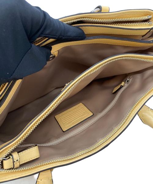 COACH（コーチ）COACH (コーチ) トートバッグ イエローの古着・服飾アイテム