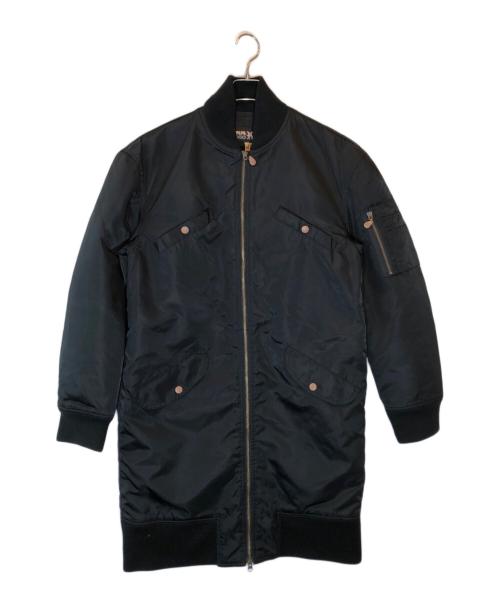 JPG Jean Paul GAULTIER（ジャンポールゴルチエ）JPG Jean Paul GAULTIER (ジャンポールゴルチエ) ロングボンバージャケット ブラック サイズ:size 48の古着・服飾アイテム