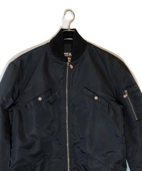 JPG Jean Paul GAULTIER（ジャンポールゴルチエ）JPG Jean Paul GAULTIER (ジャンポールゴルチエ) ロングボンバージャケット ブラック サイズ:size 48の古着・服飾アイテム