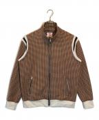 son of the cheese（サノバチーズ））の古着「Satin Track Jacket」｜ブラウン