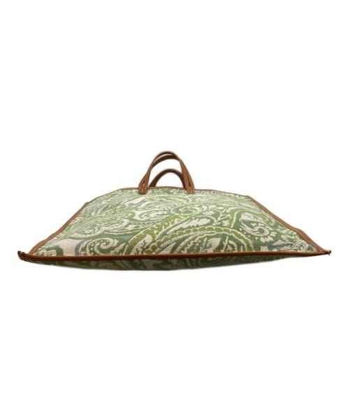AVACATION（アヴァケーション）AVACATION (アヴァケーション) ペイズリートートバッグ グリーンの古着・服飾アイテム