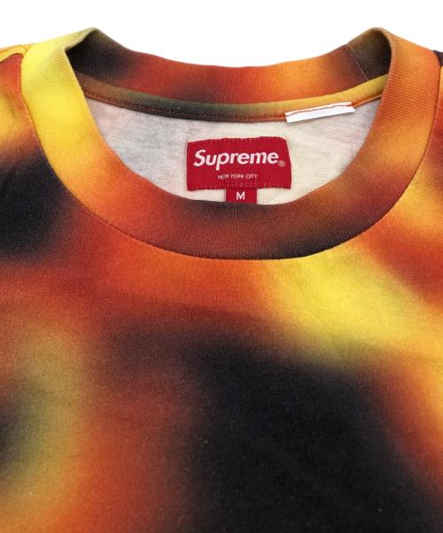 SUPREME（シュプリーム）SUPREME (シュプリーム) SMALL BOX TEE flames オレンジ サイズ:Mの古着・服飾アイテム