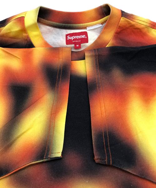 SUPREME（シュプリーム）SUPREME (シュプリーム) SMALL BOX TEE flames オレンジ サイズ:Mの古着・服飾アイテム