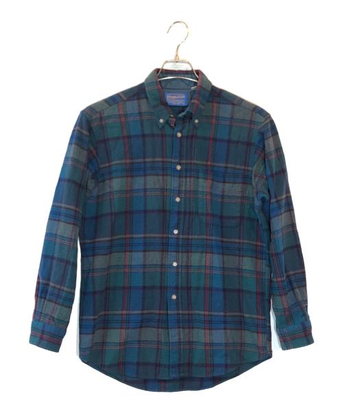 PENDLETON（ペンドルトン）PENDLETON (ペンドルトン) ウールチェックシャツ ブルー サイズ:SIZE Mの古着・服飾アイテム