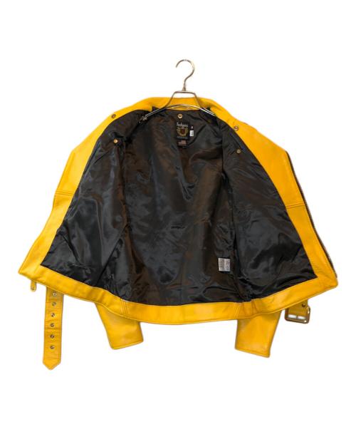 Schott（ショット）Schott (ショット) ワンスターライダースジャケット イエロー サイズ:38の古着・服飾アイテム