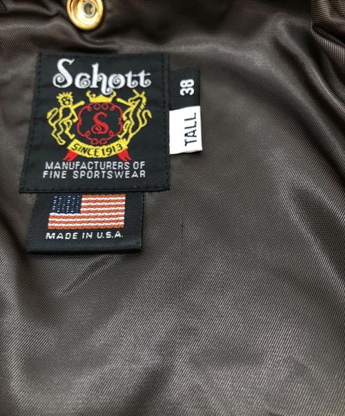 Schott（ショット）Schott (ショット) ワンスターライダースジャケット イエロー サイズ:38の古着・服飾アイテム