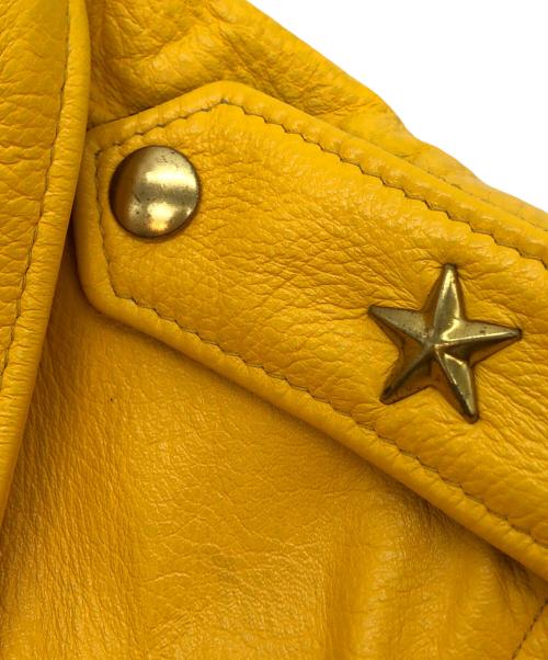 Schott（ショット）Schott (ショット) ワンスターライダースジャケット イエロー サイズ:38の古着・服飾アイテム