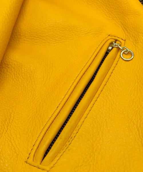 Schott（ショット）Schott (ショット) ワンスターライダースジャケット イエロー サイズ:38の古着・服飾アイテム