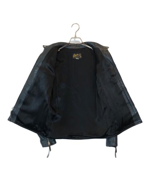 Buco（ブコ）Buco (ブコ) ホースハイドシングルレザージャケット ネイビー サイズ:36の古着・服飾アイテム