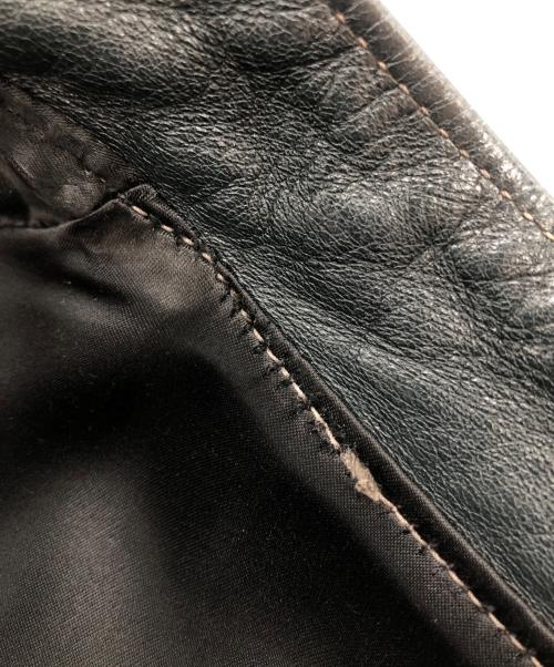 Buco（ブコ）Buco (ブコ) ホースハイドシングルレザージャケット ネイビー サイズ:36の古着・服飾アイテム