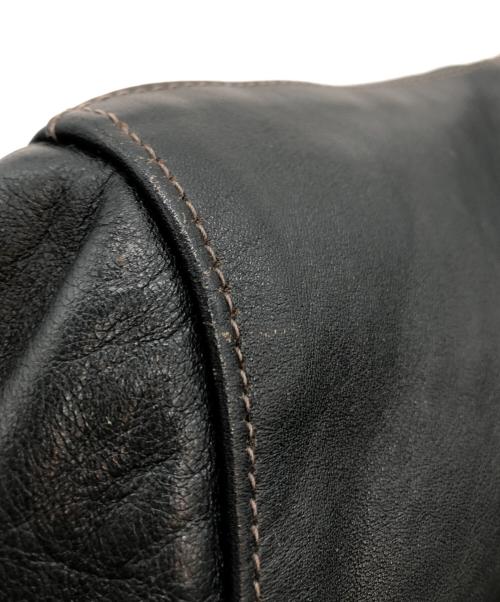 Buco（ブコ）Buco (ブコ) ホースハイドシングルレザージャケット ネイビー サイズ:36の古着・服飾アイテム