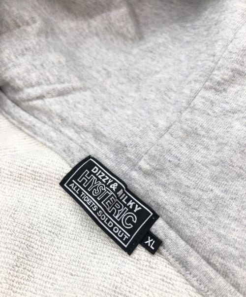 Hysteric Glamour（ヒステリックグラマー）Hysteric Glamour (ヒステリックグラマー) MUSIC UP  パーカー グレー サイズ:XLの古着・服飾アイテム